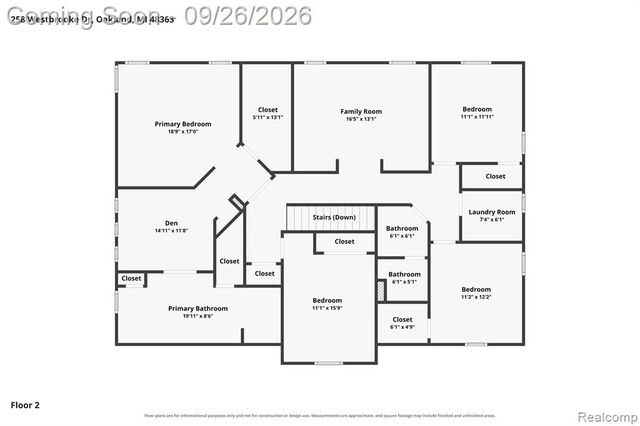 258 Westbrooke Drive, Oakland, MI 48363