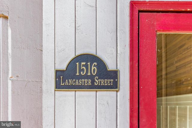 1516 LANCASTER ST, Baltimore, MD 21231