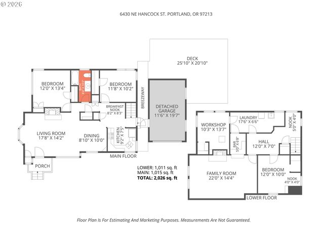 6430 Ne HANCOCK St, Portland, OR 97213