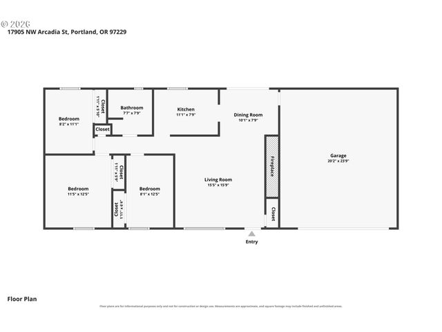 17905 Nw ARCADIA St, Portland, OR 97229