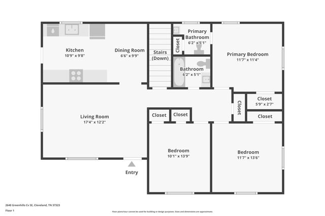 2640 Greenhills Cove SE, Cleveland, TN 37323