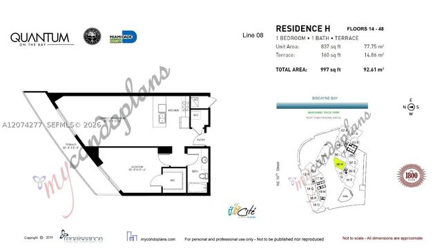 1900 N Bayshore Dr 3508, Miami, FL 33132