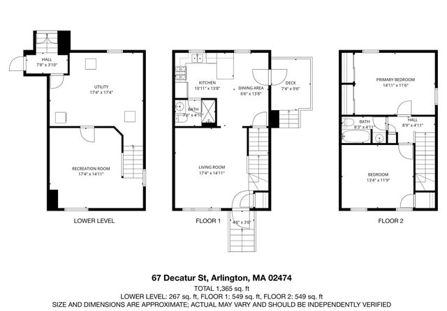 67 Decatur St 67, Arlington, MA 02474