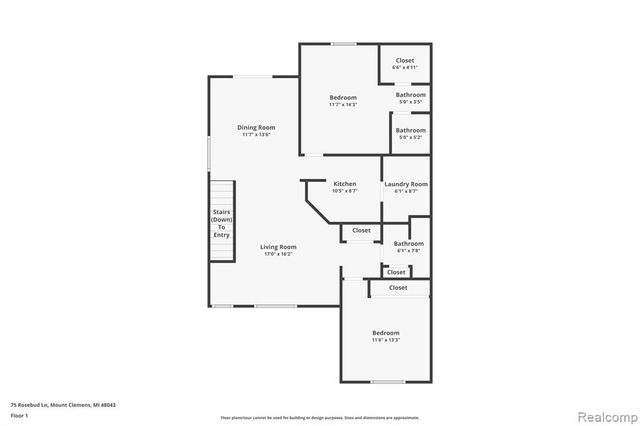 75 Rosebud Lane, Mount Clemens, MI 48043