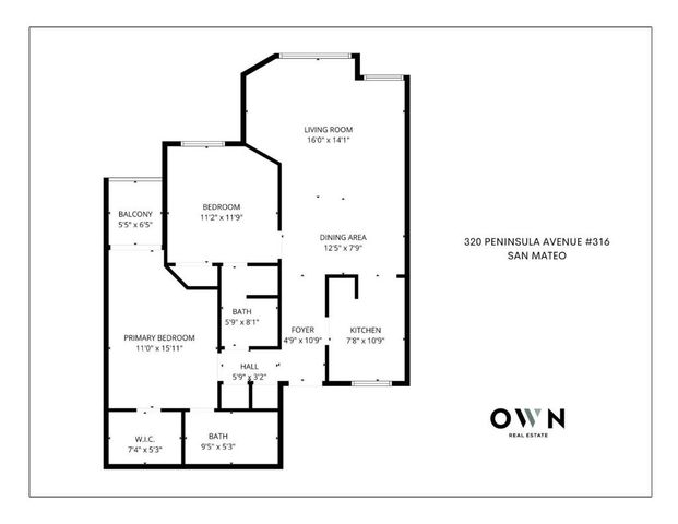 320 Peninsula Avenue 316, San Mateo, CA 94401