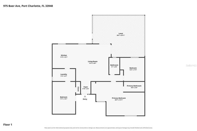 975 BAER AVENUE NW, Port Charlotte, FL 33948