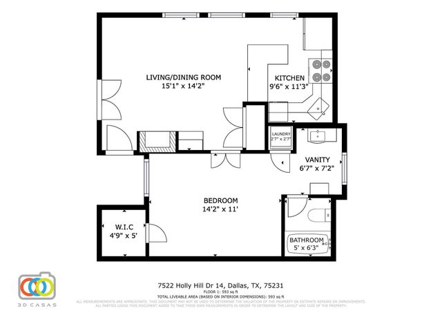 7522 Holly Hill Drive 14, Dallas, TX 75231