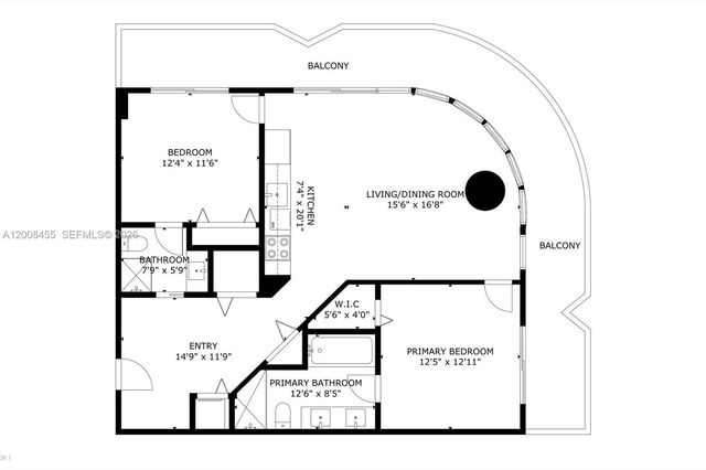 55 SW 9th St 1103, Miami, FL 33130