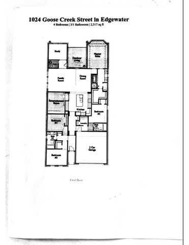 1024 Goose Creek Street, Webster, TX 77598
