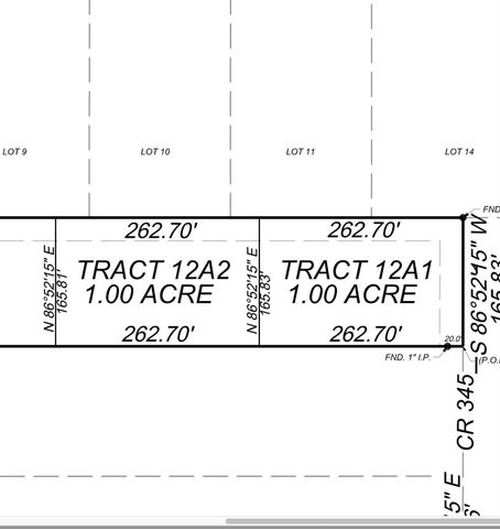 Lot 12A1 Cr 345, Brazoria, TX 77422