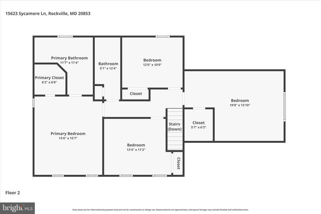 15623 SYCAMORE LN, Rockville, MD 20853