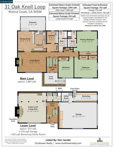 31 Oak Knoll Loop, Walnut Creek, CA 94596