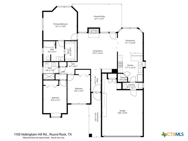 1105 Nottingham Hill Road, Round Rock, TX 78664