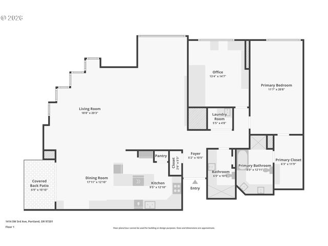 1414 Sw 3RD Ave 2604, Portland, OR 97201