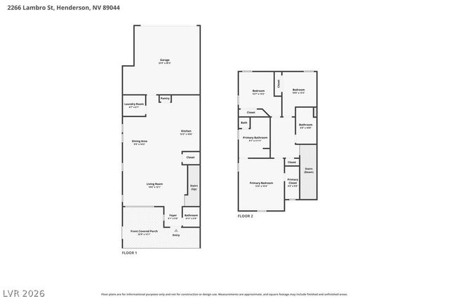 2266 LAMBRO Street, Henderson, NV 89044