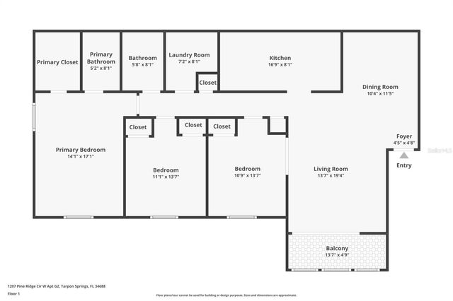 1207 PINE RIDGE CIRCLE W G2, Tarpon Springs, FL 34688