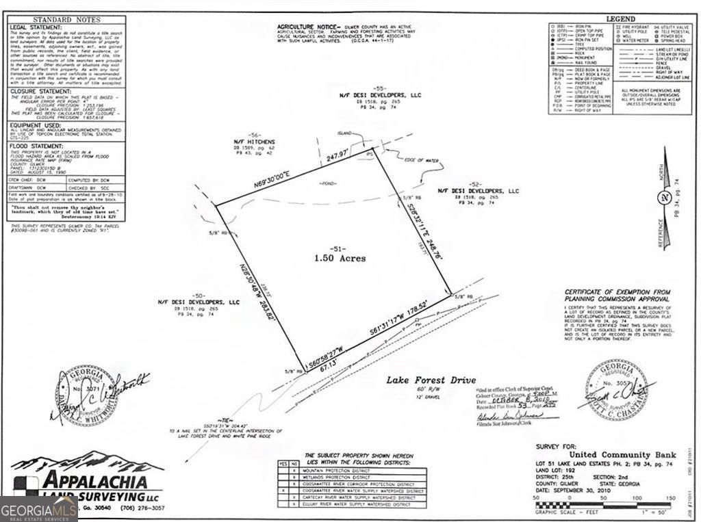 208 Lake Forest Drive LOT 51, Ellijay, GA 30540