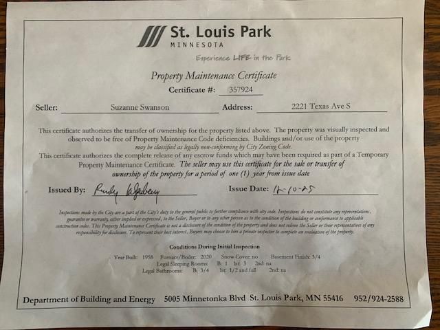 2221 Texas Avenue S, Saint Louis Park, MN 55426