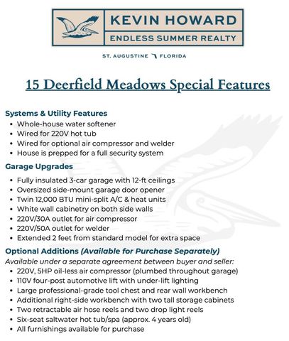 15 Deerfield Meadows Cir, St Augustine, FL 32086