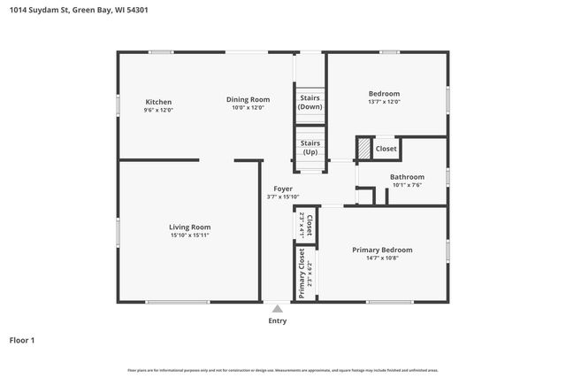 1014 SUYDAM STREET, Green Bay, WI 54301