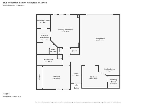 2129 Reflection Bay Drive, Arlington, TX 76013