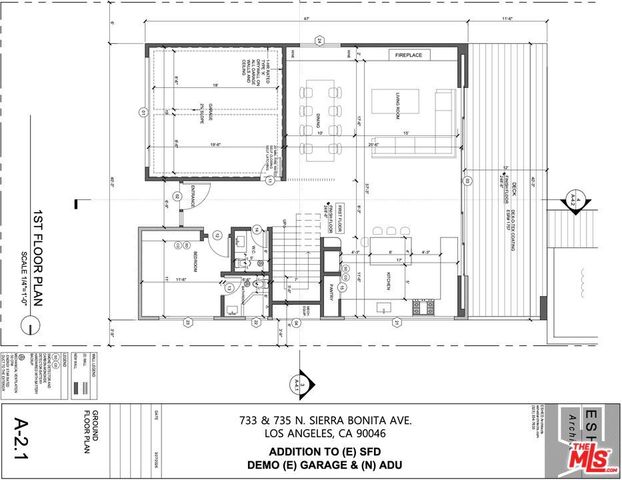 733 N Sierra Bonita Avenue, Los Angeles, CA 90046