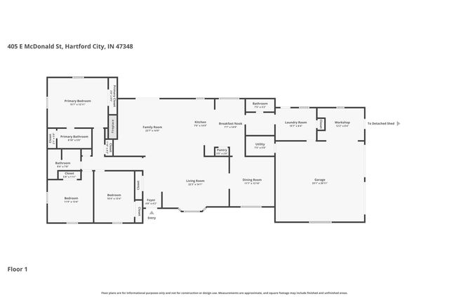 405 E McDonald Street, Hartford City, IN 47348