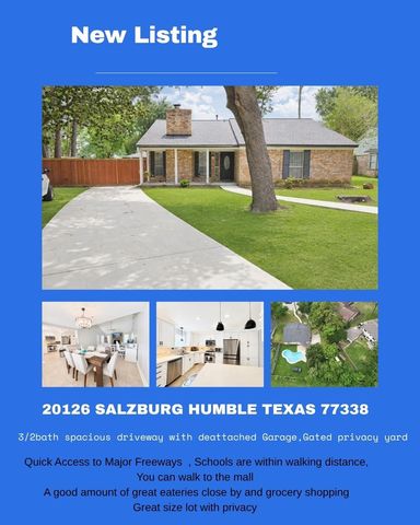 20126 Salzburg Lane, Humble, TX 77338