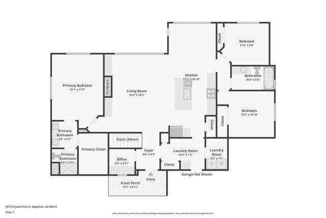 4873 W JACK PINE COURT, Appleton, WI 54913