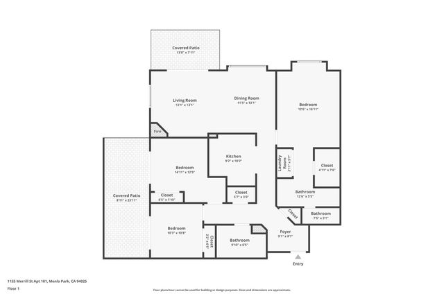 1155 Merrill Street 101, Menlo Park, CA 94025