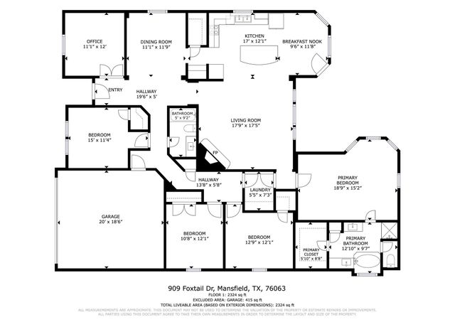909 Foxtail Drive, Mansfield, TX 76063