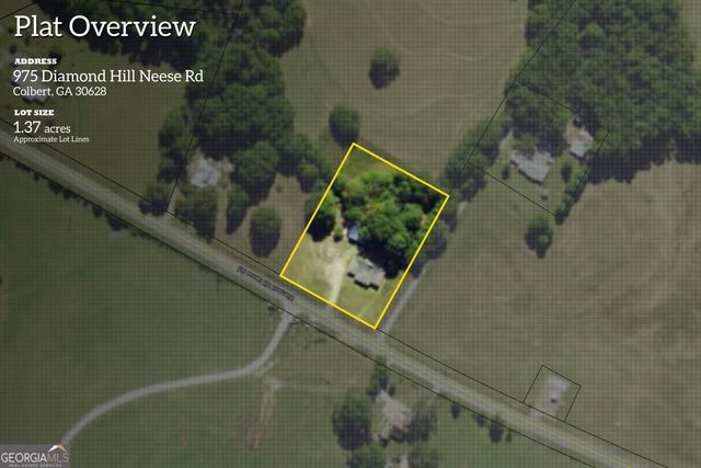 975 Diamond Hill Neese Road, Colbert, GA 30628