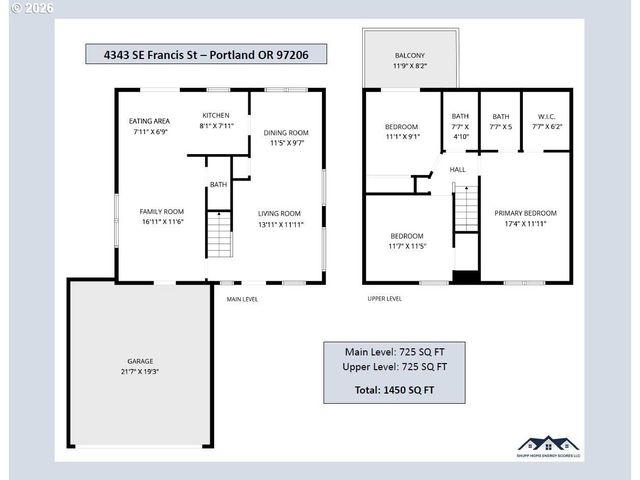 4343 Se FRANCIS St, Portland, OR 97206