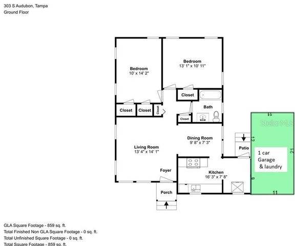 303 S AUDUBON AVENUE, Tampa, FL 33609