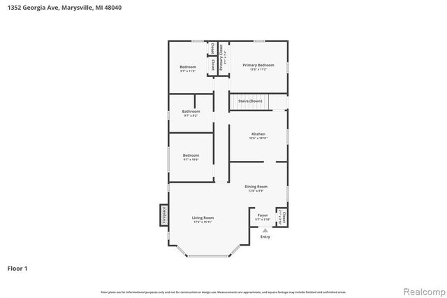 1352 Georgia Avenue, Marysville, MI 48040