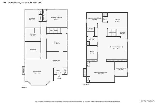 1352 Georgia Avenue, Marysville, MI 48040