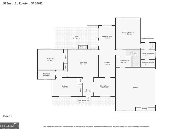 55 Smith Street, Royston, GA 30662