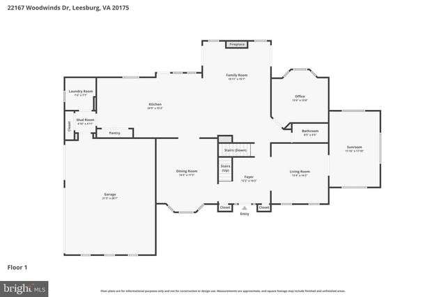22167 WOODWINDS DR, Leesburg, VA 20175