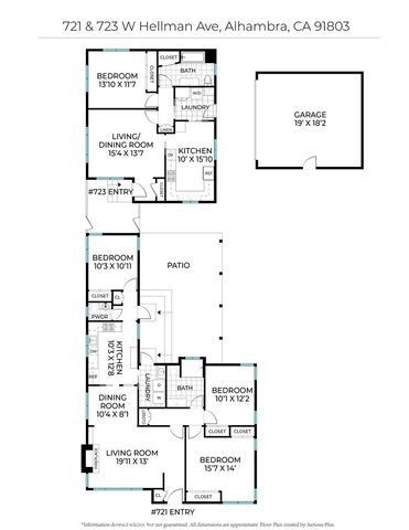 721 723 W Hellman, Alhambra, CA 91803