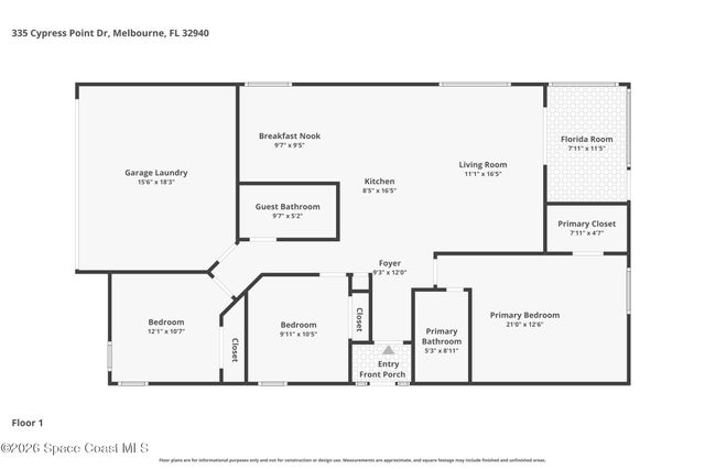 335 Cypress Point Drive, Melbourne, FL 32940