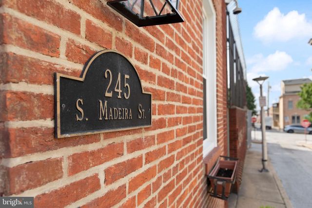 245 S MADEIRA ST, Baltimore, MD 21231