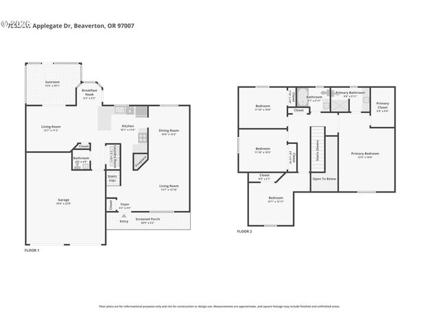 7502 Sw APPLEGATE Dr, Beaverton, OR 97007