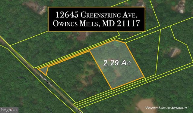 12643 GREENSPRING AVE, Owings Mills, MD 21117