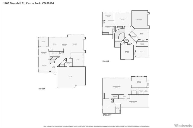 1460 Stonehill Court, Castle Rock, CO 80104