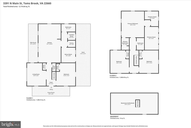 3391 N MAIN ST, Toms Brook, VA 22660