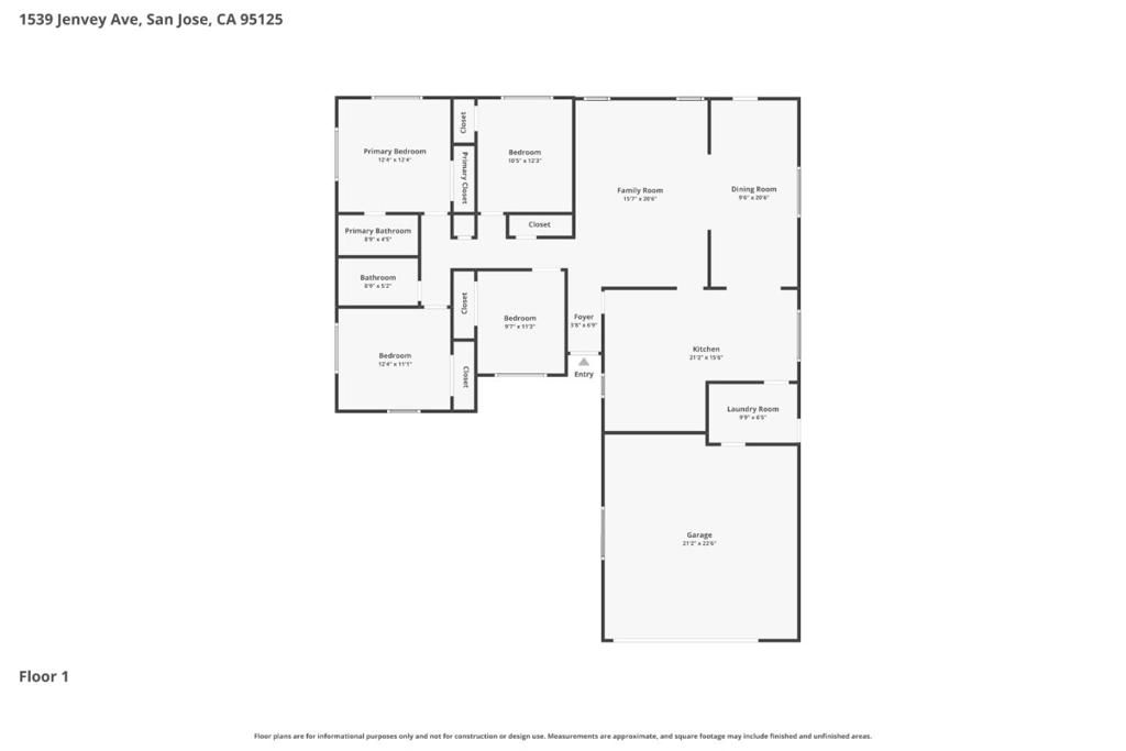 Image 42 of property listing at 1539 Jenvey Avenue, San Jose, CA 95125