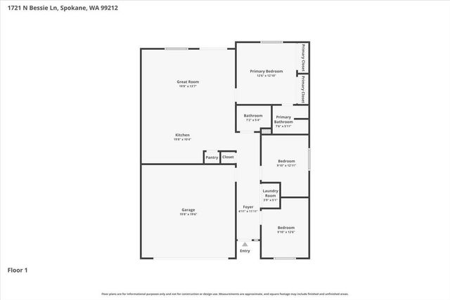 1721 N Bessie Ln, Spokane Valley, WA 99212