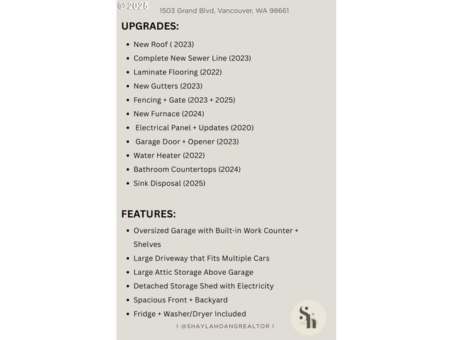 1503 GRAND Blvd, Vancouver, WA 98661