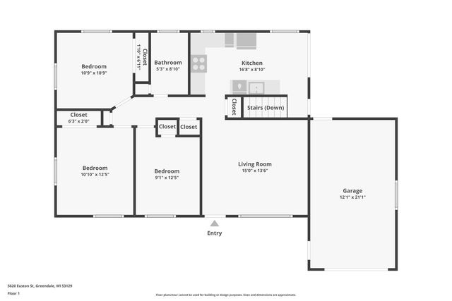5620 Euston STREET, Greendale, WI 53129