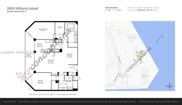 2800 Island Boulevard 603, Aventura, FL 33160